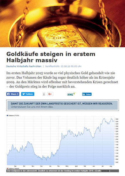 Znaczny wzrost zakupów złota w pierwszej połowie roku
