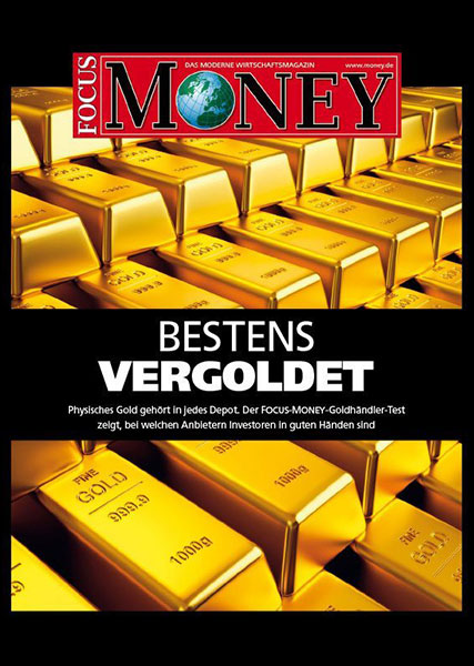 Auvesta wyróżniona jako najlepszy dealer złota - Test dealerów złota przeprowadzony przez magazyn Focus Money pokazuje, u których oferentów nabywcy są w dobrych rękach